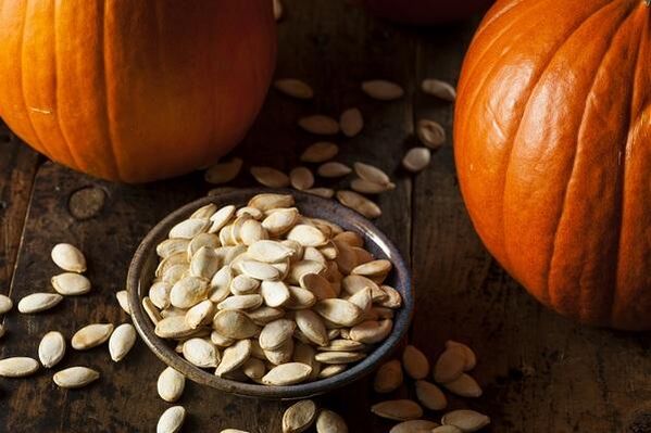 Semillas de calabaza de prostatitis