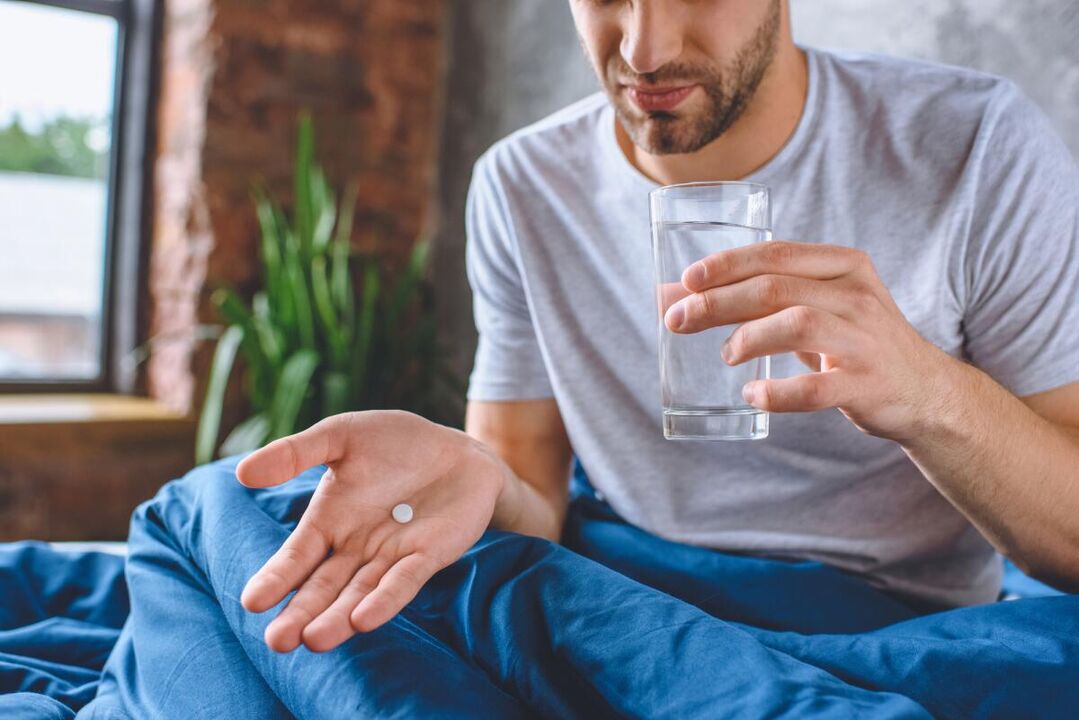 tomando pastillas para la prostatitis